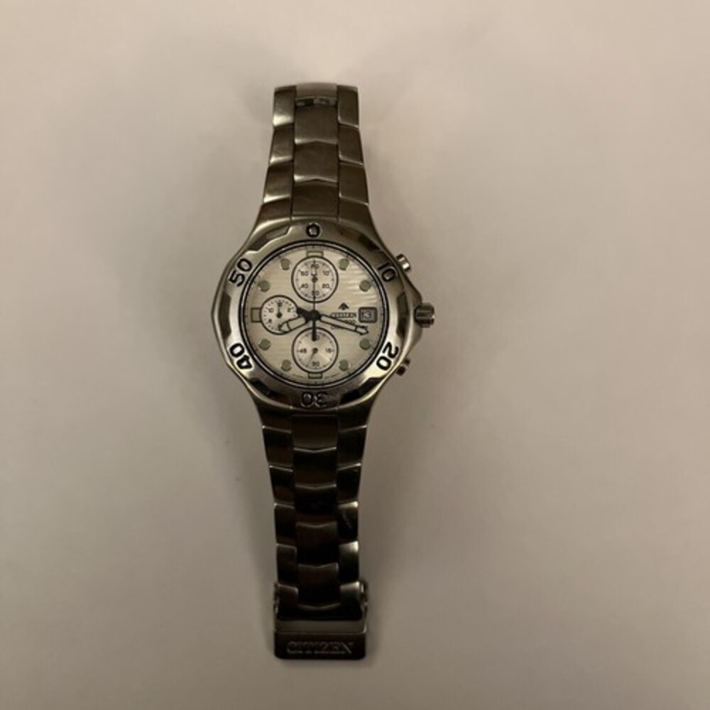 CITIZEN Chrono Silver Dial  Stainless Steel Men's Watch AN0690-52A